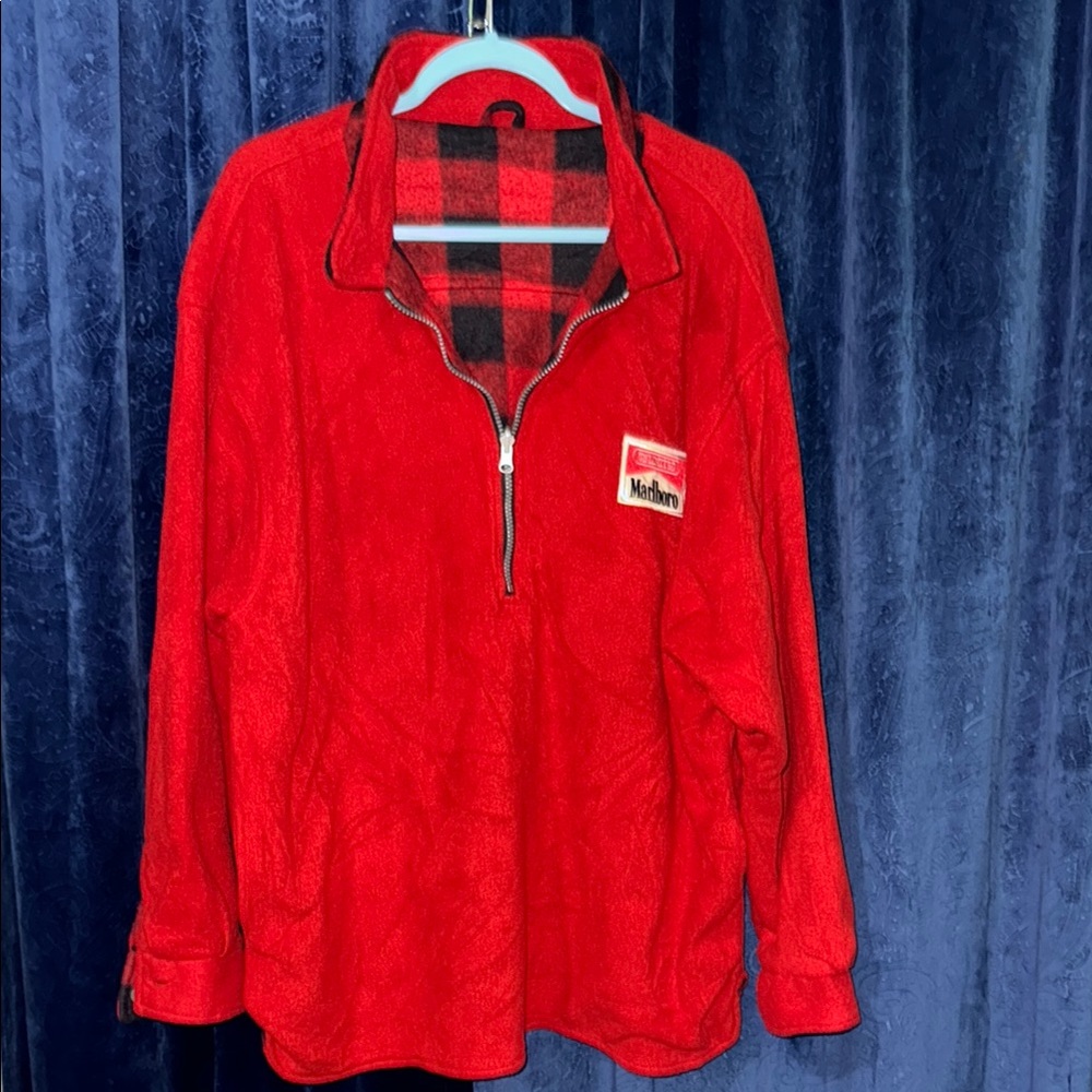 Marlboro Red Half-Zip Pullover
